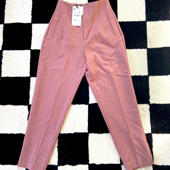 ✨ Zara High Waisted Work Pants SMALL NWT TikTok IG famous!!! RARE ✨ - Picture 7 of 11